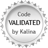 Code Validated by Kalina Web Designs